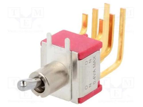 Interruptor: de alavanca, Pos: 2, DPDT, ON-ON, 0,.