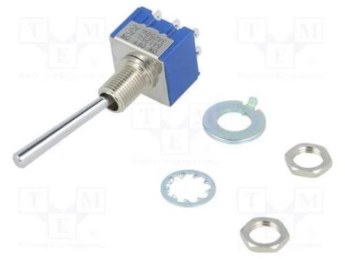 Interruptor: de alavanca, Pos: 3, DP3T, ON-OFF-ON.