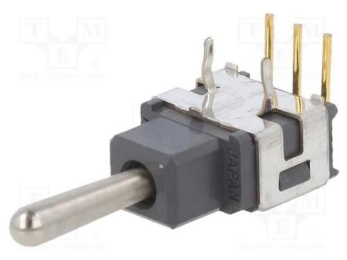 Interruptor: de alavanca, Pos: 3, SPDT, (ON)-OFF-.