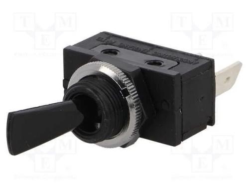 Interruptor: de alavanca, Pos: 2, SPST, ON-OFF, 1.