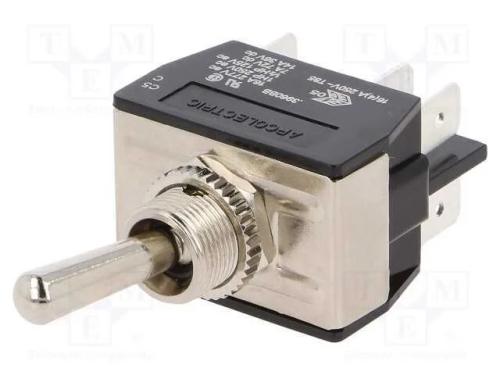 Interruptor: de alavanca, Pos: 2, DPDT, ON-ON, 10.