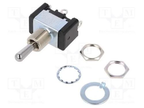Interruptor: de alavanca, Pos: 3, SP3T, ON-OFF-ON.