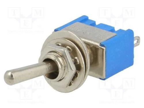 Interruptor: de alavanca, Pos: 3, SP3T, ON-OFF-ON.