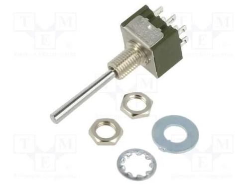 Interruptor: de alavanca, Pos: 3, SP3T, ON-ON-ON,.