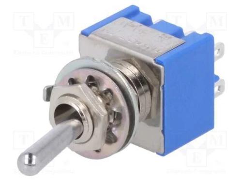 Interruptor: de alavanca, Pos: 3, DP3T, ON-OFF-ON.