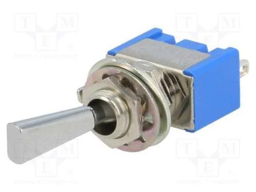 Interruptor: de alavanca, Pos: 2, SPDT, ON-ON, 6A.