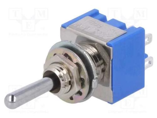 Interruptor: de alavanca, Pos: 3, DP3T, ON-OFF-(O.