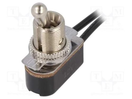 Interruptor: de alavanca, Pos: 2, SPST, ON-OFF, 3.