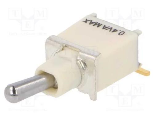 Interruptor: de alavanca, Pos: 2, ON-ON, 0,4A/20V.