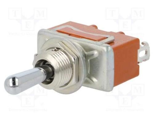 Interruptor: de alavanca, Pos: 3, SP3T, (ON)-OFF-.