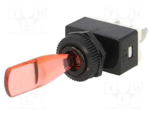 Interruptor: de alavanca, Pos: 2, SPST, ON-OFF, 6.