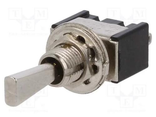 Interruptor: de alavanca, Pos: 3, SP3T, (ON)-OFF-.