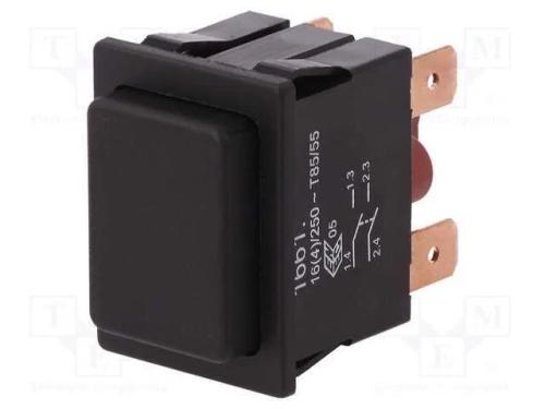Interruptor: de Pressão, Pos: 2, Dpst-No, 16a/250vac, Off-(On)