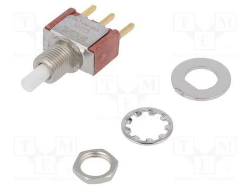Interruptor: de Pressão, Pos: 2, Spdt, 1a/120vac, 1a/28vdc, On-(On)