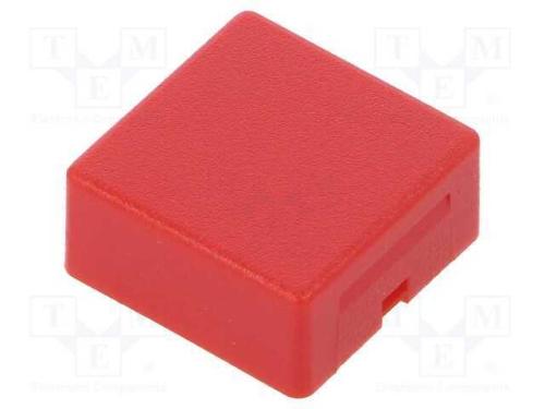 Tecla, Série Aml, Quadrada, 15x15mm, Vermelho, Aml