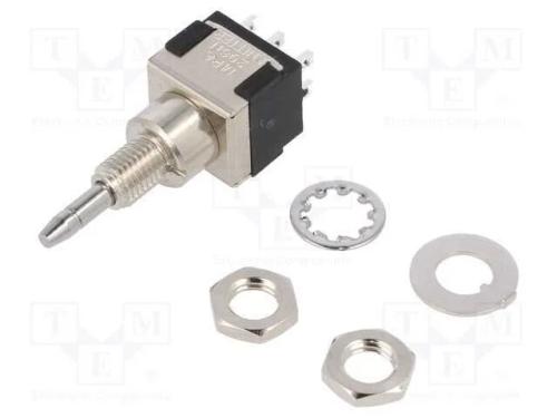 Interruptor: de Pressão, Pos: 2, Dpdt, 6a/125vac, 6a/6vdc, On-On