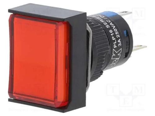 Interruptor: de Pressão, Pos: 2, 5a/250vac, On-(On), Ip65, Ilum: Led