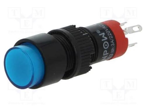 Interruptor: de Pressão, Pos: 2, Spdt, 0,5a/250vac, 1a/24vdc, On-On