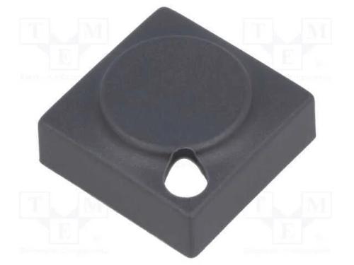 Tecla, Retangular, Cinzenta, Poliamida, 15,5x15,5mm