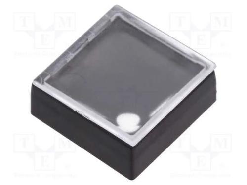 Tecla, Retangular, Incolor, Abs, 18,3x18,3mm