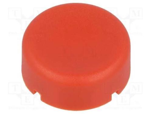 Tecla, Redonda, Vermelho, Poliamida, 17mm, 6425.0101,6425.1101