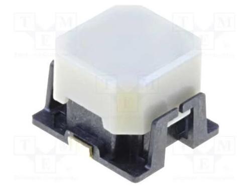 Interruptor: de Teclado, Pos: 2, Spst-No, 0,05a/16vdc, Branco, Smt