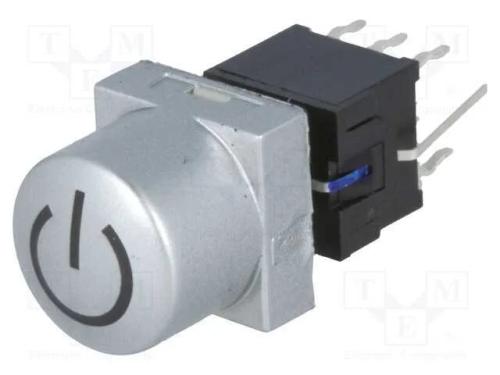 Interruptor: de Teclado, Power, Pos: 2, Dpdt, 0,1a/30vdc, Prateado