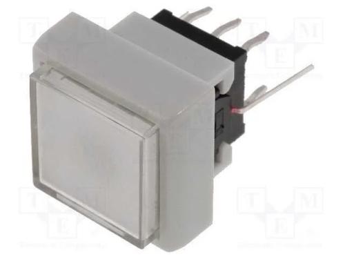 Interruptor: de Teclado, Pos: 2, Dpdt, 0,1a/30vdc, Branco, Led, Tht