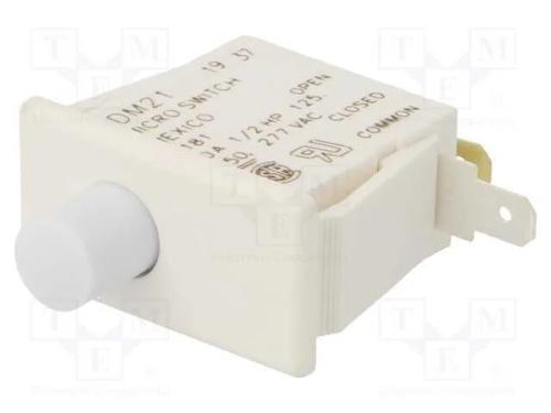 Interruptor: de Porta, Pos: 2, Spdt, 10a/125vac, Branco, No Painel