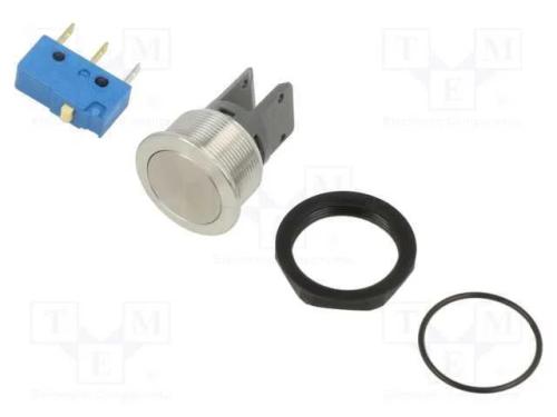 Interruptor: Antivandalismo, Pos: 2, Spdt, 0,1a/30vdc, On-(On)