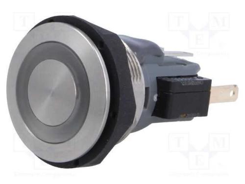 Interruptor: Antivandalismo, Pos: 2, Spdt, 3a/250vac, Ip67, On-(On)