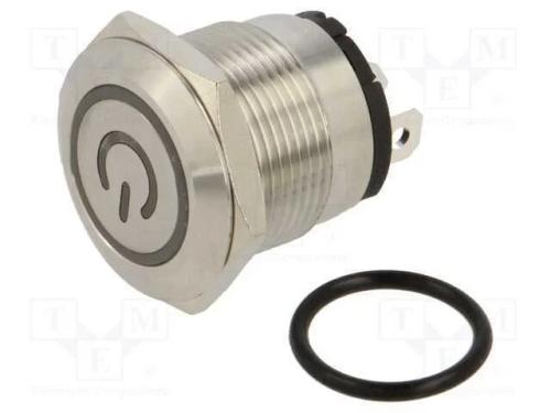 Interruptor: Antivandalismo, Pos: 2, Spst-No, 20a/220vac, Ip40