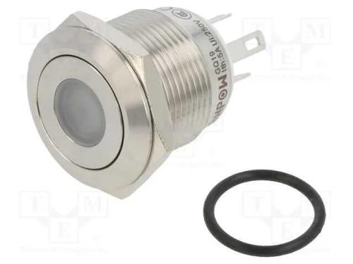 Interruptor: antivandalismo, Pos: 2, SPST-NO, 0,5.