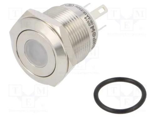 Interruptor: antivandalismo, Pos: 2, SPST-NO, 0,5.