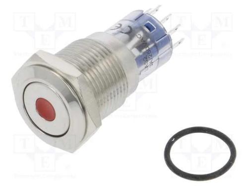 Interruptor: Antivandalismo, Dpdt, 3a/250vac, Ip67, On-(On)