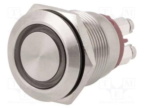 Interruptor: Antivandalismo, Pos: 2, Spst-No, 0,05a/24vdc, Ip66