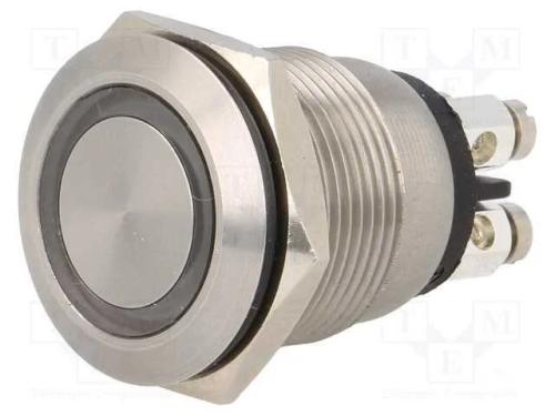 Interruptor: Antivandalismo, Pos: 2, Spst-No, 0,05a/24vdc, Ip66