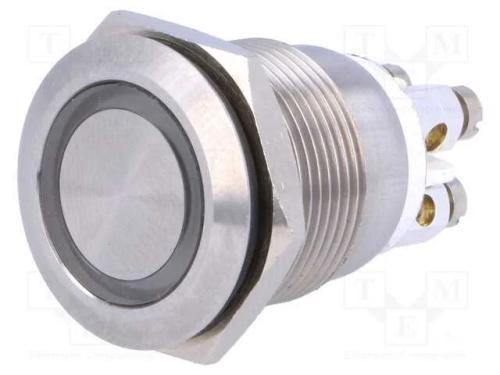Interruptor: Antivandalismo, Pos: 2, Spst-No, 0,05a/24vdc, Ip66
