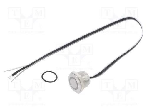Interruptor: Antivandalismo, Pos: 2, Spst-No, 50ma/24vdc, Ip65