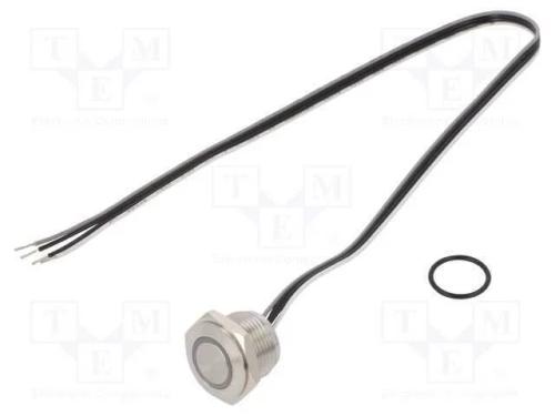 Interruptor: Antivandalismo, Pos: 2, Spst-No, 50ma/24vdc, Ip65