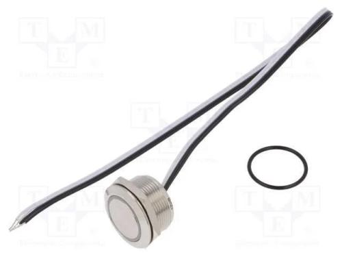 Interruptor: Antivandalismo, Pos: 2, Spst-No, 50ma/24vdc, Ip65