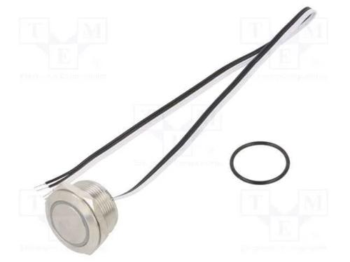 Interruptor: Antivandalismo, Pos: 2, Spst-No, 50ma/24vdc, Ip65