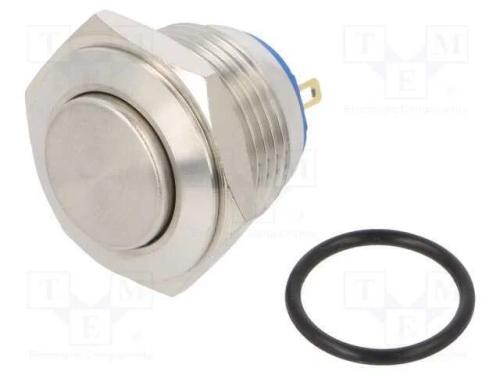 Interruptor: Antivandalismo, Pos: 2, Spst-No, 2a/48vdc, Ip65, 16mm