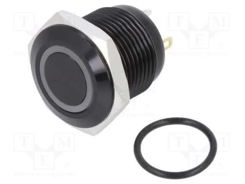 Interruptor: Antivandalismo, Pos: 2, Spst-No, 2a/48vdc, Ip65, 16mm
