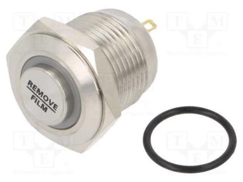 Interruptor: Antivandalismo, Pos: 2, Spst-No, 2a/48vdc, Ip65, Verde