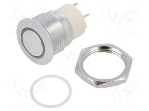 Interruptor: Antivandalismo, Pos: 2, Spst-No, 2a/36vdc, Ip67, Azul