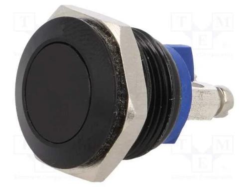 Interruptor: Antivandalismo, Pos: 2, Spst-No, 2a/36vdc, Ip65, 16mm