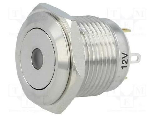 Interruptor: Antivandalismo, Pos: 2, Spst-No, 2a/36vdc, Ip65, Verde