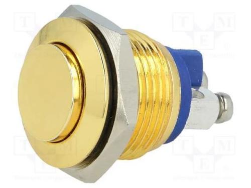 Interruptor: Antivandalismo, Pos: 2, Spst-No, 2a/36vdc, Ip65, 16mm
