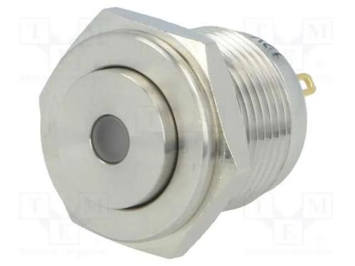 Interruptor: Antivandalismo, Pos: 2, Spst-No, 2a/36vdc, Ip65, Verde